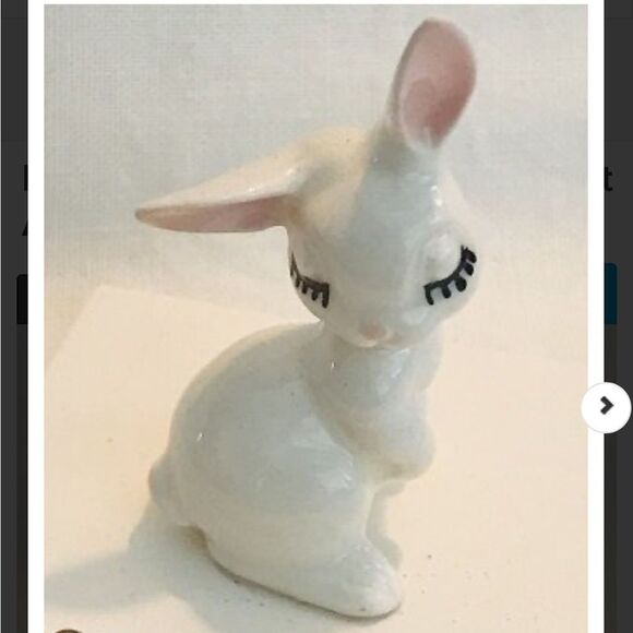 Retired vintage Hagen Renaker Mama and Baby Bunny Miniature Ceramic figures - Picture 11 of 11